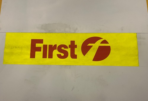 First bus logo yellow london - bus,