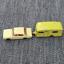 Vintage Matchbox- Berkeley Cavalier Caravan #23b 1957 & Ford Corsair #45b 1965