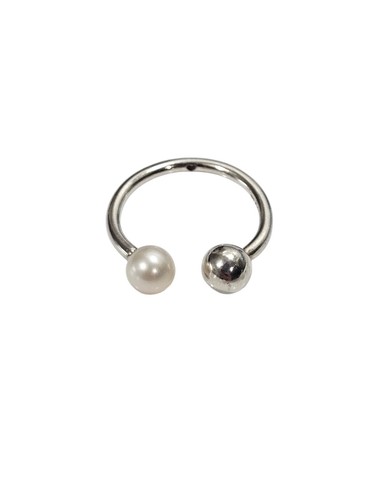 Pandora open pearl ring size - open,