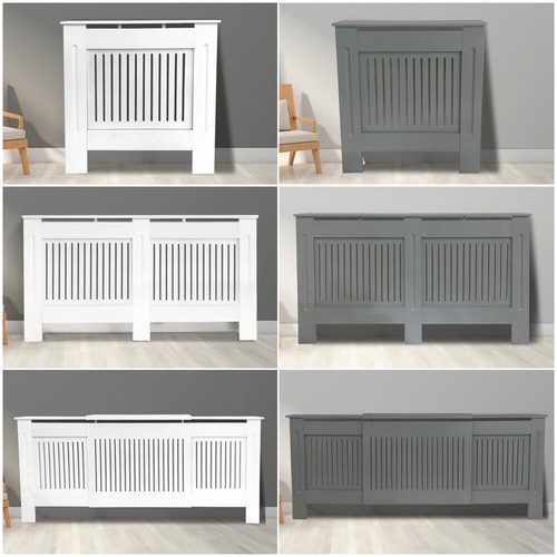 Radiator cover white grey - white,