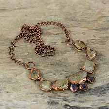 Citrine Rough Copper Gift For