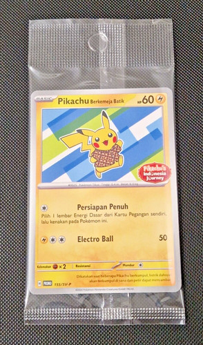 Pikachu batik 155 p - pikachu, 155/sv-p