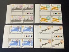 1974 traffic light gutter pair + Gutter Pairs block Universal Postal Union  MNH