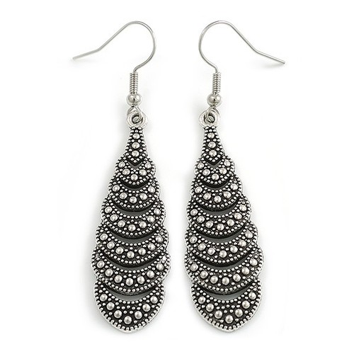 Marcasite style teardrop - marcasite,