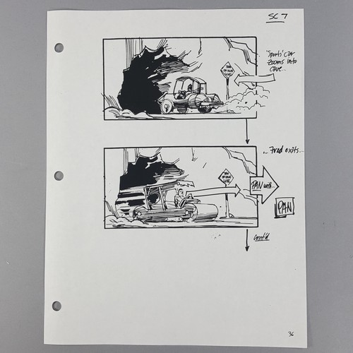 The flintstones storyboard - flintstones,