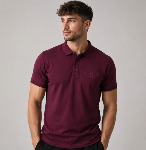 Hugo boss men burgundy polo - hugo,