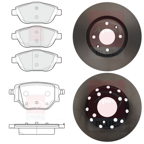 Apec front rear - rear, discs