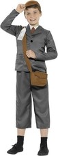 Boys 1940s Refugee Boy Costume