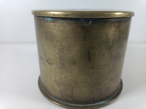 Trench art brass - brass, shell