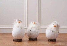 60 x Set of 3 Hatching White