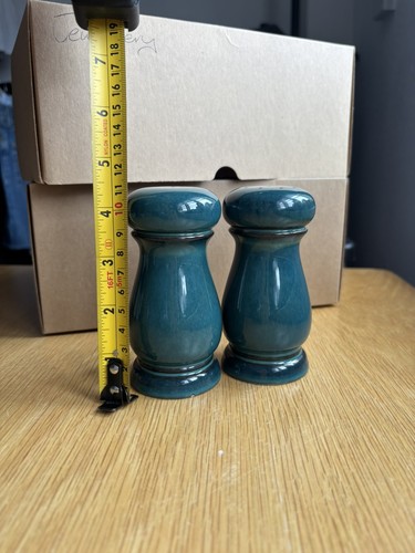 Denby greenwich salt pepper - &,