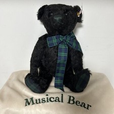 Steiff musical bear - bear., black