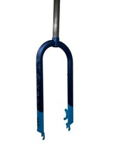 FAT 26" Fat Bike Fork - IS Disc Brake - 1 1/8" Steerer - Blue - Marked