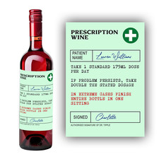 Personalised wine label
