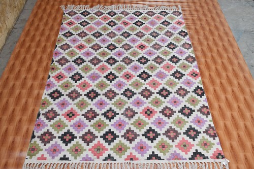 4x6 cotton area - cotton, rug