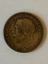 1918 King George V One Penny Coin