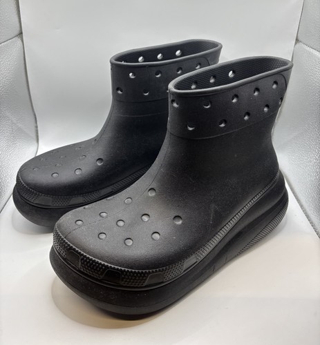 Crocs black crush - ankle, snow