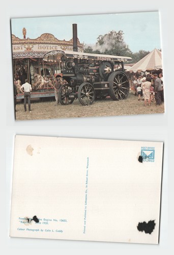 Postcard fowler showmans - postcard,