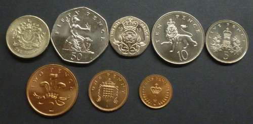 1983 uncirculated 8coin - 1983,