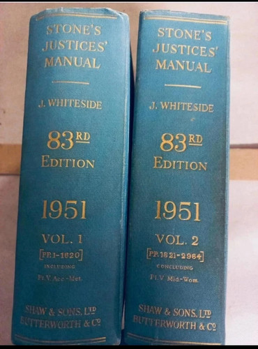 Stone justices manual 83rd - stone's,