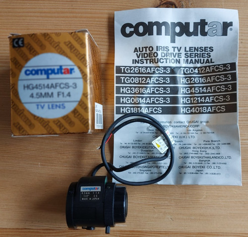 Computar hg4514afcs 5mm - computar, hg4514afcs-3