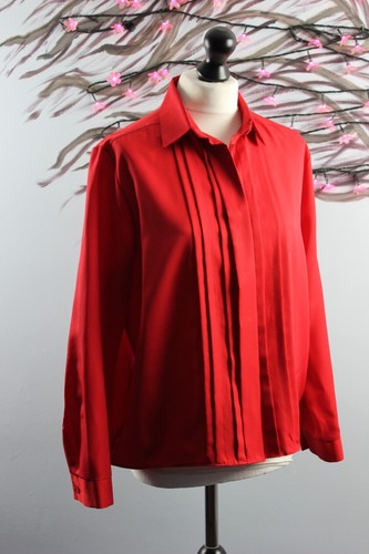 Vtg 80s red - red, front