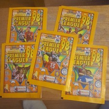 Merlin's Premier League 98 1998 Football Stickers Unopened Sealed Packs x 5 