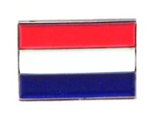 Netherlands Flag Metal Enamel