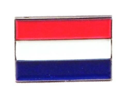 Netherlands flag metal - flag, enamel