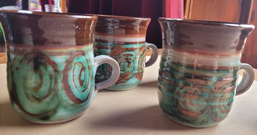 Studio pottery mugs skegness - pottery,