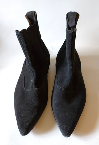 Original black real suede - original,