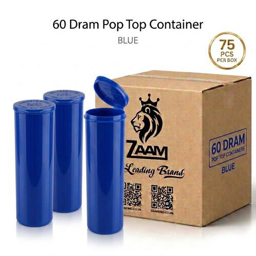 Blue dram pop top - 60,