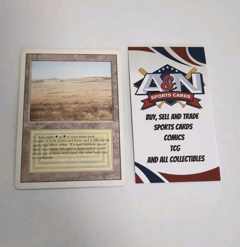 Mtg savannah dual land revised - land,