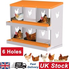 6 Compartments Chicken Nesting