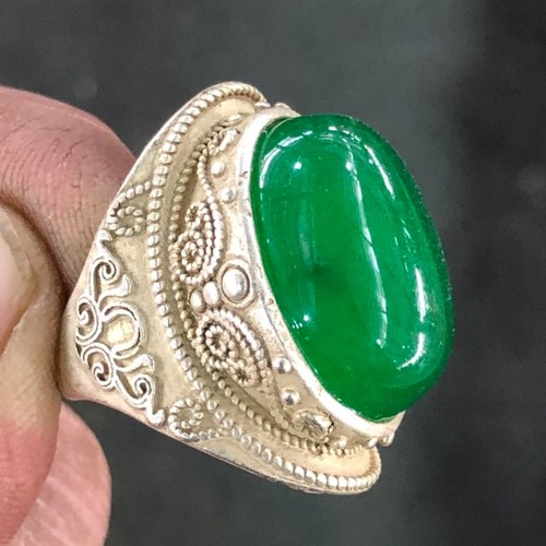 Women tibetan silver ring - tibetan,