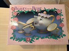 Vintage And Rare Disney Beauty And The Beast China Tea Set