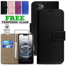 Case For Apple iPhone 16E 2025 Leather Wallet Flip Stand Phone Cover Case