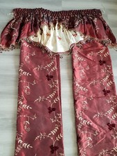 Deep Red Satin & Gold Luxury