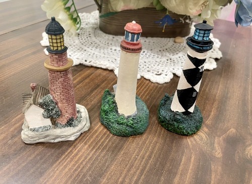 Three decorative lighthouses - decorative,