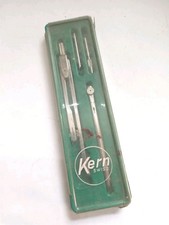 Vintage Kern Swiss Made 6 Inch Compass For Drafting, Architects & Designers