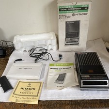 Vintage Hitachi TRQ 256 Tape Recorder NOS Boxed Working VG