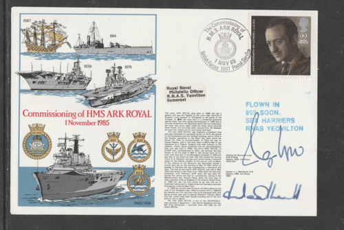 1985 commissioning hms ark - hms,