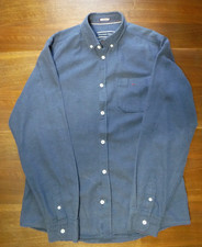 Men's Spitalfields Denim Company Blue Cotton Casual button up shirt  Medium