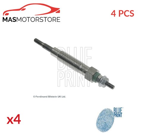 Engine glow plugs blue - glow, print