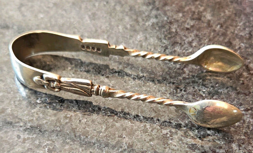 Silver plate twist pattern - plate,