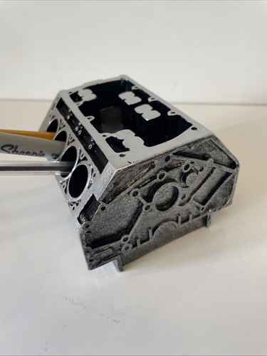 Engine block pen holder - engine,