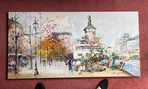 Original paris street scene - street,