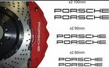 porsche brake caliper decals Set Of 6