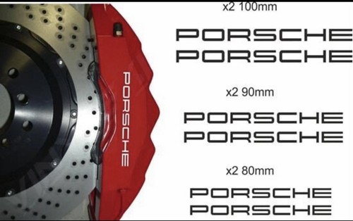 Porsche brake caliper - brake, decals