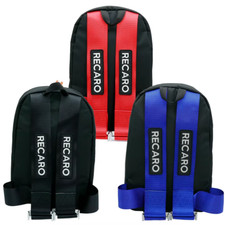 JDM Recaro Racing Backpack RECARO Racing Development Harness Racing Strap RED